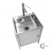 Мийка медична (нержавійка) односекційна , керування ліктем ММ-102 