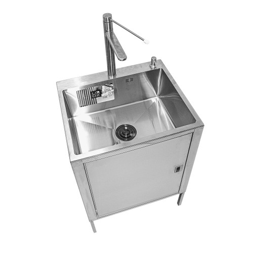 Мийка медична (нержавійка) односекційна , керування ліктем ММ-102 