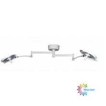 Світильник хірургічний ZZ-B400/400 двохкупольний стельовий безтіньовий.