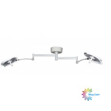 Світильник хірургічний ZZ-B400/400 двохкупольний стельовий безтіньовий.