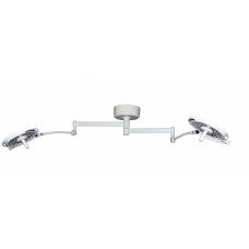 Світильник хірургічний ZZ-B400/400 двохкупольний стельовий безтіньовий.