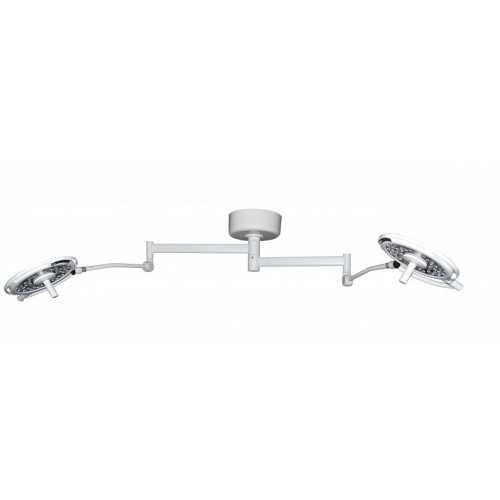 Світильник хірургічний ZZ-B400/400 двохкупольний стельовий безтіньовий.